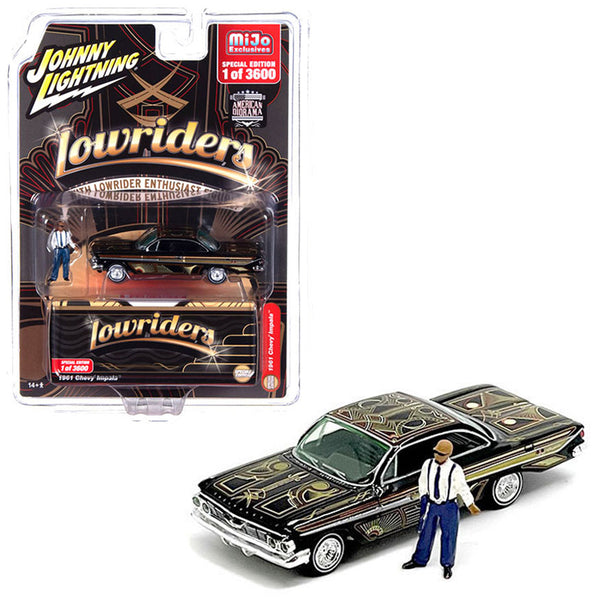 Johnny Lightning x American Diorama - 1961 Chevy Impala Lowrider w/ Figure - 2023