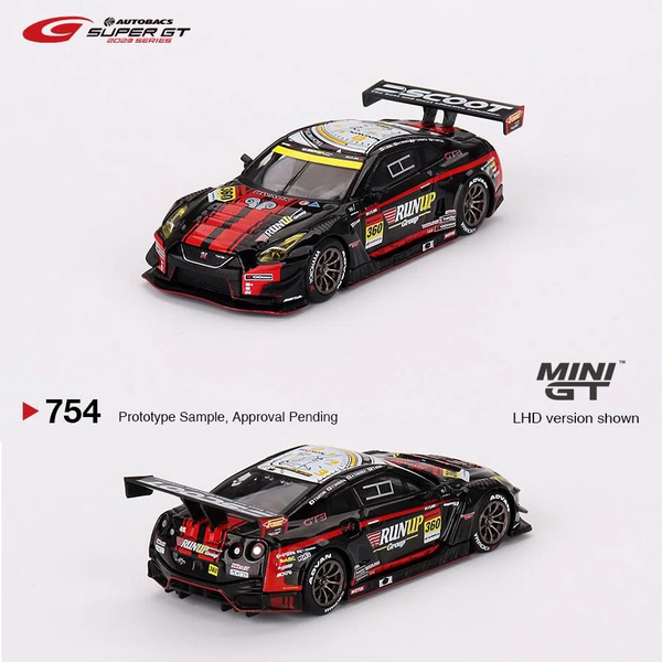 Mini GT - Nissan GT-R Nismo GT3 #360 “Runup Rivaux GT-R” - Super GT Series *Pre-Order*