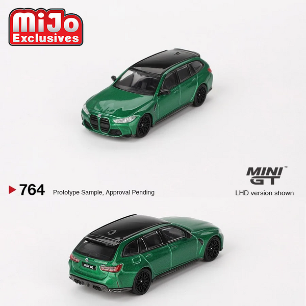 Mini GT - BMW M3 Competition Touring (G81) Isle of Man – Green *Pre-Order*