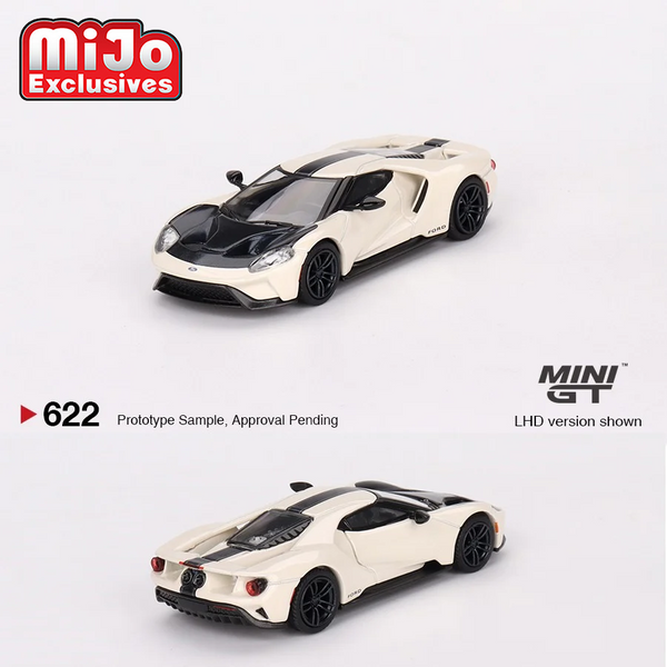 Mini GT - 1964 Ford GT - Prototype Heritage Edition White *Pre-Order*