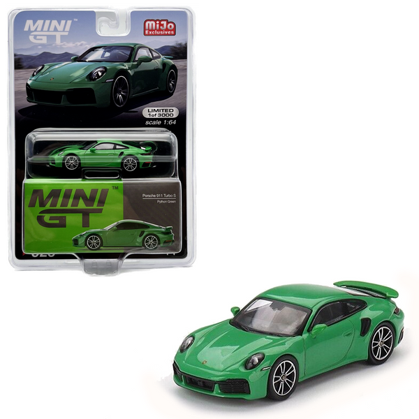 Mini GT - Porsche 911 Turbo S - Python Green