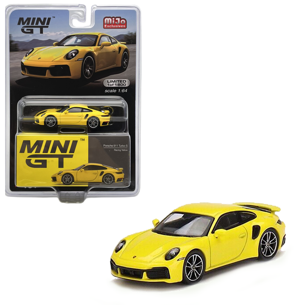 Mini GT - Porsche 911 Turbo S - Racing Yellow
