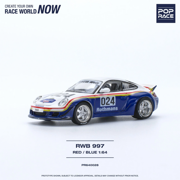 Pop Race - Porsche 911 (997) RWB - Rothmans #024