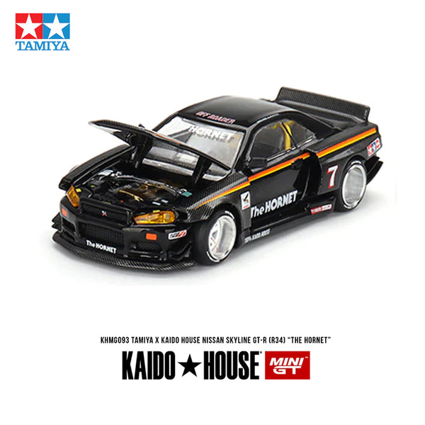 Kaido House x Mini GT - Tamiya Nissan Skyline GT-R (R34) "The Hornet" *Pre-Order*