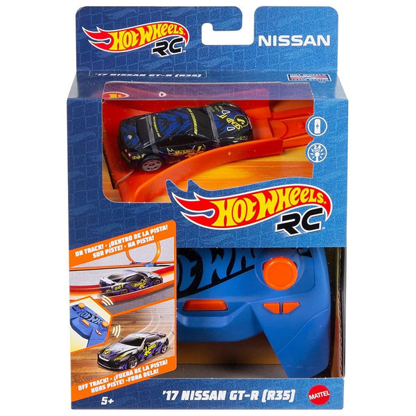 Hot Wheels - '17 Nissan GT-R (R35) Rechargeable Radio-Controlled Racing Car - *1/64 Scale*