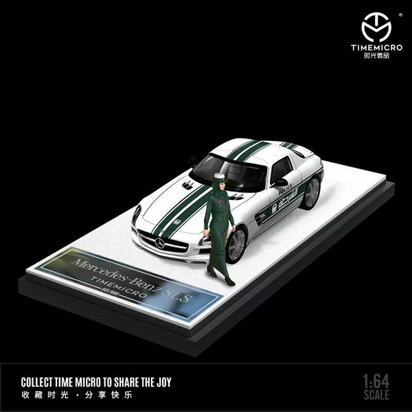 Time Micro - Dubai Police Mercedes-Benz SLS w/ Figure
