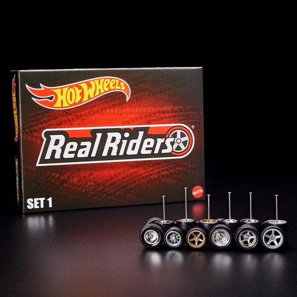 Hot Wheels - Real Riders Wheels Pack - Set 1 *Red Line Club Exclusive*