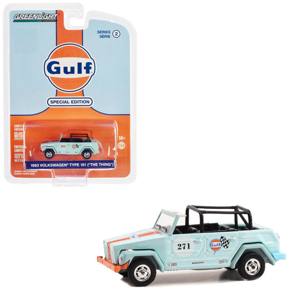 Greenlight - 1983 Volkswagen Type 181 "The Thing" - 2024 Gulf Oil Special Edition Series 2