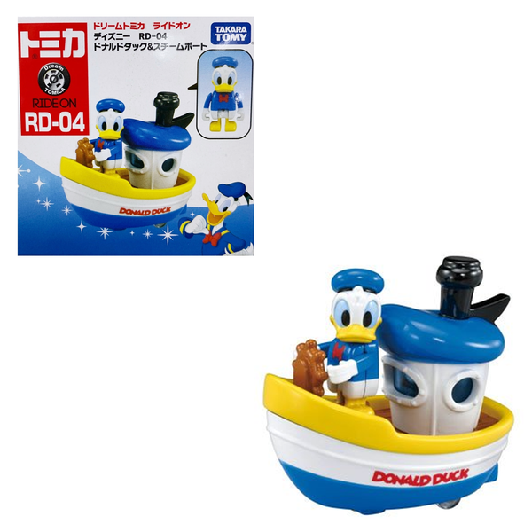 Tomica - Donald Duck & Steamboat - Dream Tomica Series