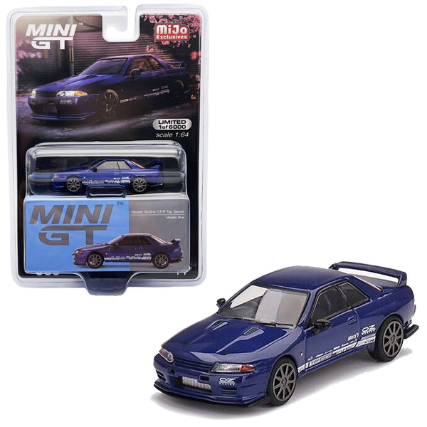 Mini GT - Nissan Skyline GT-R Top Secret VR32 - Metallic Blue