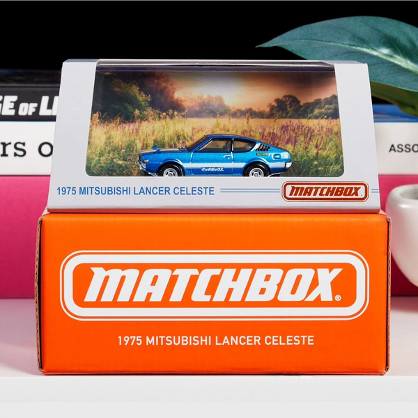 Matchbox - 1975 Mitsubishi Lancer Celeste - 2023 *Mattel Creations Exclusives*