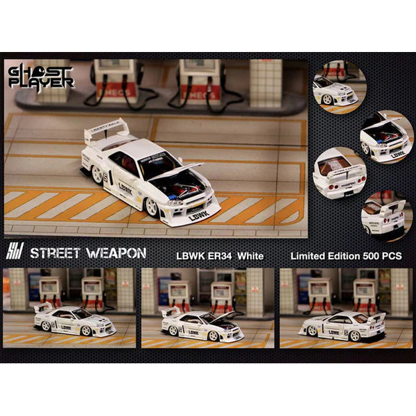 Street Weapon x Ghost Player - LBWK Nissan Skyline ER34 LB-Super Silhouette