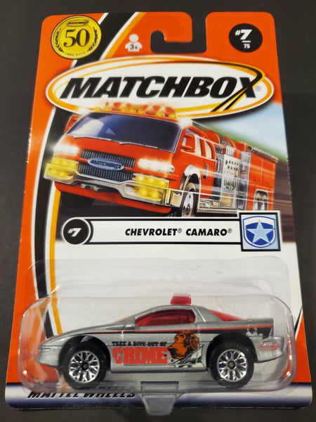 Matchbox -  1993 Chevrolet Camaro Z28 Police - 2002