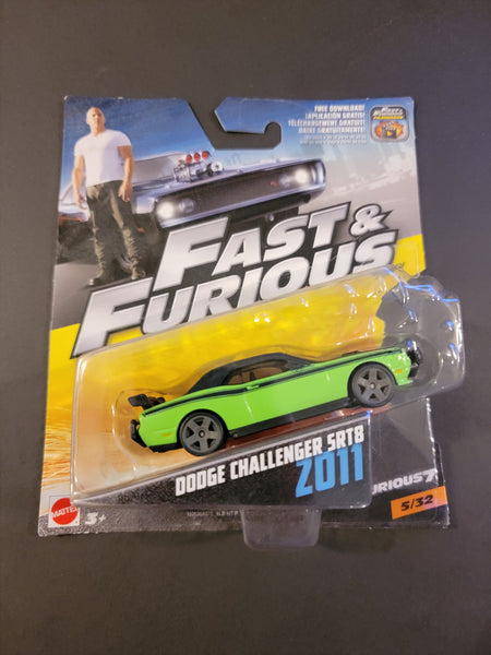 Mattel - Dodge Challenger SRT8 2011 - 2016 Fast & Furious Series *1:55 Scale*