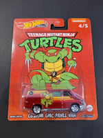 Hot Wheels - Custom GMC Panel Van - 2022 Teenage Mutant Ninja Turtles Series