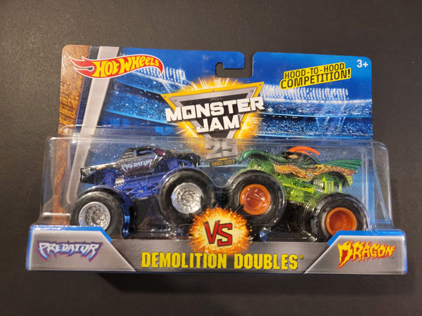 Hot Wheels - Predator vs Dragon - 2017 Demolition Doubles Series