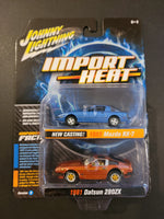 Johnny Lightning - 1982 Mazda RX-7 & 1981 Datsun 280SX - 2021 Import Heat 2-Pack