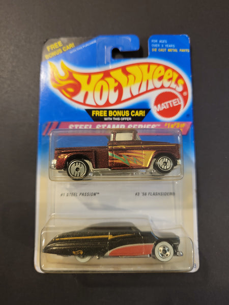 Hot Wheels - Steel Passion / '56 Flashsider - 1995 *2-Pack*