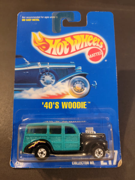 Hot Wheels - '40 Woodie - 1993 *Wheel Variation*