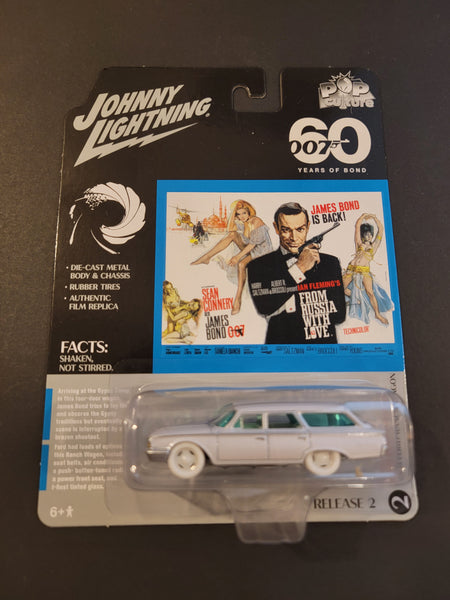 Johnny Lightning - 1960 Ford Ranch Wagon - 2022 Pop Culture Series *White Lightning Chase*