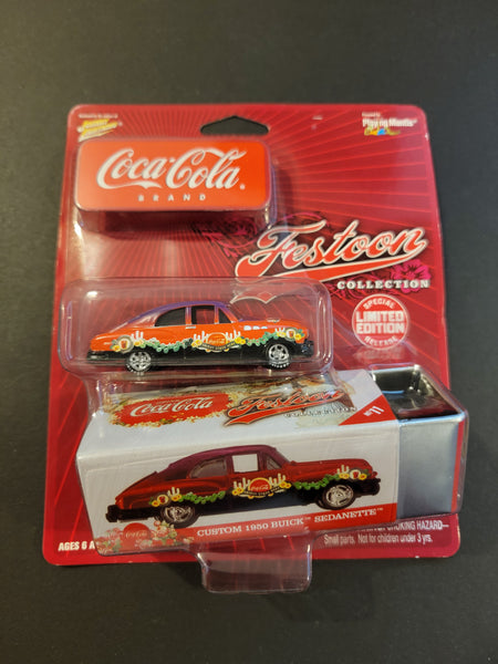 Johnny Lightning - Custom 1950 Buick Sedanette - 2003 Coca-Cola Festoon Collection Series