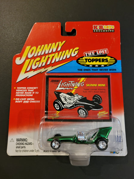 Johnny Lightning - Skinni Mini - 2001 The Lost Toppers Series *KB Toys Exclusive*