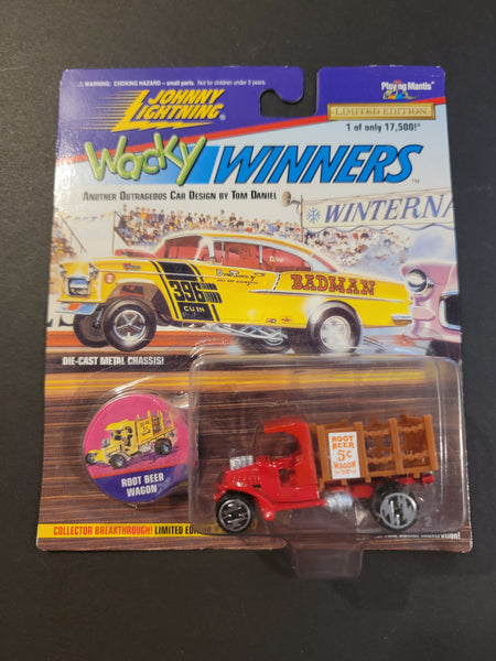 Johnny Lightning - Root Beer Wagon - 1996 Wacky Winners Series