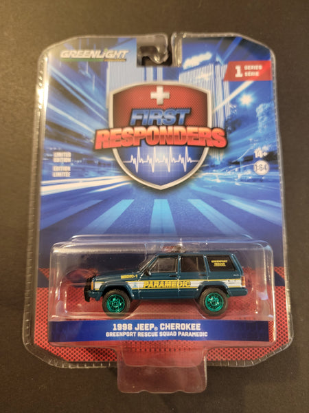 Greenlight - 1998 Jeep Cherokee - 2022 First Responder Series *Chase*