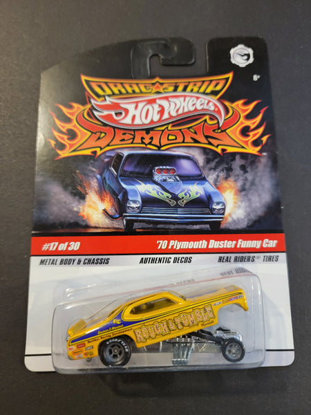 Hot Wheels - '70 Plymouth Duster Funny Car - 2009 Drag Strip Demons Series
