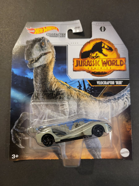 Hot Wheels - Velociraptor "Blue" - 2022 Jurassic World Dominion Character Cars Series