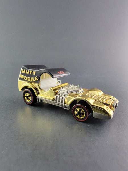 Hot Wheels - Mutt Mobile - 1995 FAO Schwarz Gold Series Collection Series II *Limited to 4000 Units*