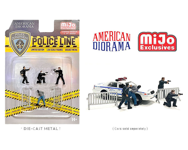 American Diorama - Police Line Figures - *MiJo Exclusive*