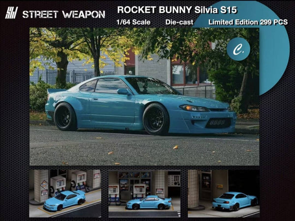 Street Weapon x Ghost Player - Nissan Silvia S15 Rocket Bunny *Limited to 299 Pcs*