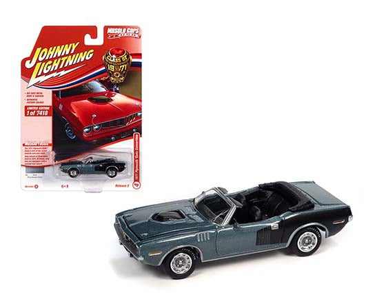 Johnny Lightning - 1971 Plymouth 'Cuda Convertible - 2021 Muscle Cars U.S.A. Series
