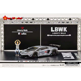 Star Model - LBWK Lamborghini Aventador Battleship Gray w/ Kato Figure *Dirty Version*