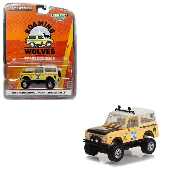 Greenlight - 1969 Ford Bronco #141 Rebelle Rally - 2022 *Hobby Exclusive*