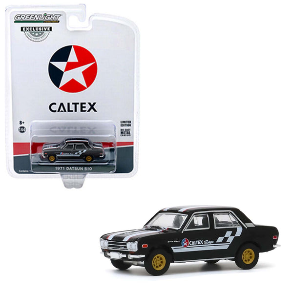 Greenlight - 1971 Datsun 510 - 2021 Caltex Series *Hobby Exclusive*