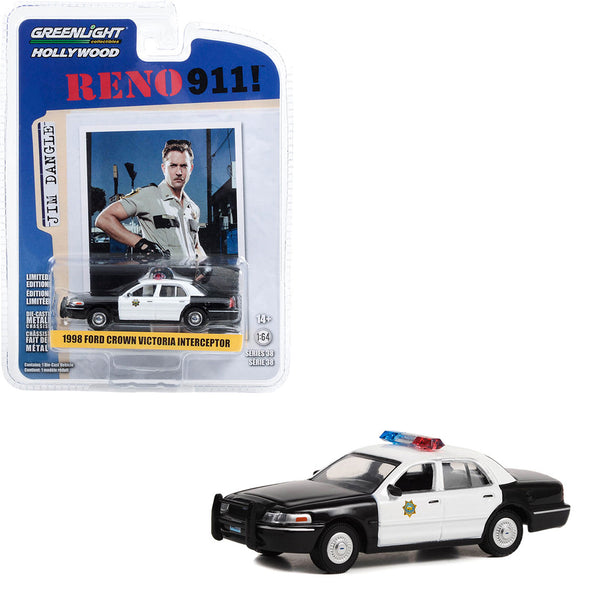 Greenlight - 1998 Ford Crown Victoria Police Interceptor - 2023 Hollywood Series