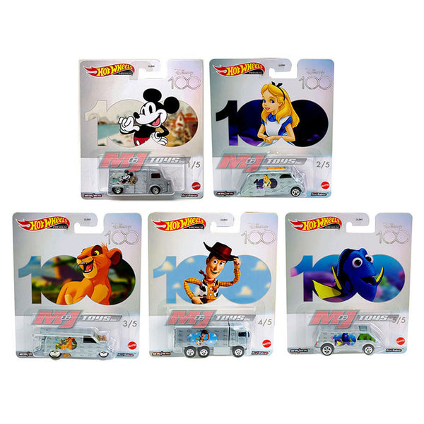 Hot Wheels - 2023 Disney 100 Years Series 5-Car Set – Top Collectibles