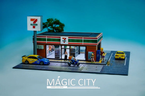 Magic City - Japan 7-Eleven Store Diorama *1/64 Scale*