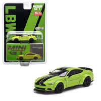Mini GT - LB-Works Ford Mustang - Grabber Lime