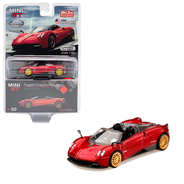 Mini GT - Pagani Huayra Roadster - Rosso Monza