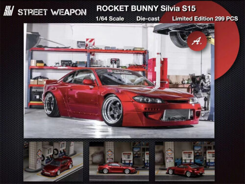 Street Weapon x Ghost Player - Nissan Silvia S15 Rocket Bunny *Limited to 299 Pcs*