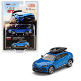 Mini GT - Lamborghini Urus - Blue Eleos w/ Roof Box